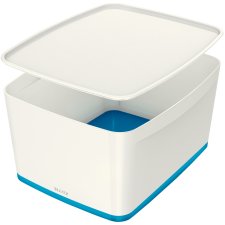 LEITZ Aufbewahrungsbox My Box 18 Liter weiß / blau