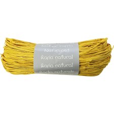 Clairefontaine Raffia-Naturbast zitronengelb 50 g