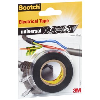 Scotch Isolierband universal 15 mm x 10 m schwarz