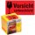 AVERY Zweckform Etikettenrolle "Vorsicht zerbrechlich!" neonrot 200 Etiketten