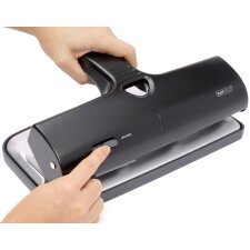 RAPESCO Vierfachlocher ALU 40 40 Blatt schwarz