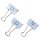 RAPESCO Foldback-Klammern (B)19 mm hellblau Emoji 20 Stück