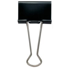 RAPESCO Foldback-Klammern Breite: 50 mm schwarz 10...