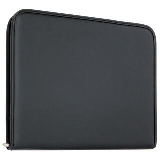 ALBA Orgamappe "2502" A4 PU schwarz inkl. A4 Notizblock