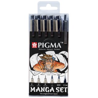 SAKURA Manga-Set PIGMA 6er Etui