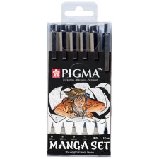 SAKURA Manga-Set PIGMA 6er Etui