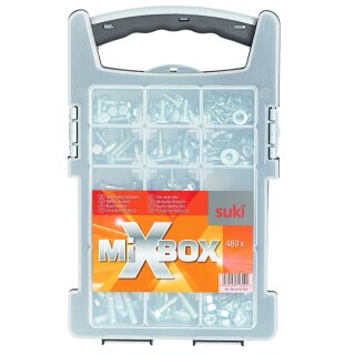 suki. Mixbox "metrische Schrauben" 480-teilig