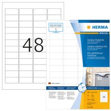 HERMA Outdoor Folien-Etiketten SPECIAL 45,7 x 21,2 mm...