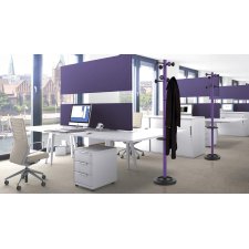 UNiLUX Garderobenständer "ACCUEIL" Höhe: 1.750 mm violett