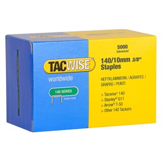 TACWISE Heftklammern 140/10 mm verzinkt 5.000 Stück