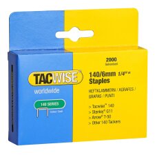 TACWISE Heftklammern 140/6 mm verzinkt 2.000 Stück