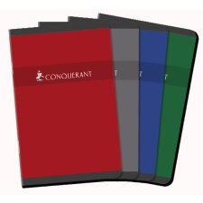 CONQUERANT SEPT Heft 90 x 140 mm kariert 48 Blatt
