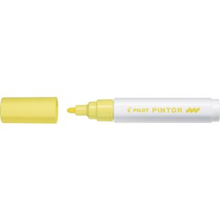 PILOT Pigmentmarker PINTOR medium pastellgelb
