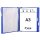 tarifold t-display Wandsichttafelsystem Metall DIN A3 blau