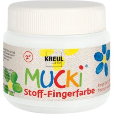 KREUL Stoff-Fingerfarbe "MUCKI" weiß 150 ml