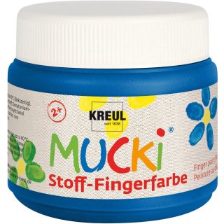 KREUL Stoff-Fingerfarbe "MUCKI" blau 150 ml