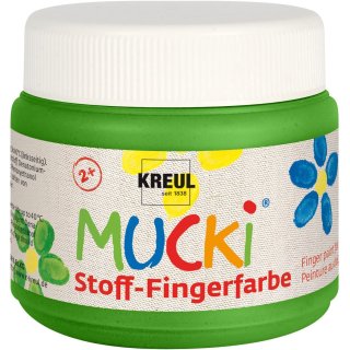 KREUL Stoff-Fingerfarbe "MUCKI" grün 150 ml