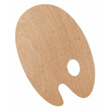 KREUL Farbmisch-Palette SOLO Goya Holz oval 200 x 300 mm