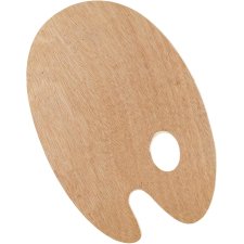 KREUL Farbmisch-Palette SOLO Goya Holz oval 250 x 300 mm
