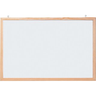 FRANKEN Weißwandtafel mit Holzrahmen 600 x 400 mm