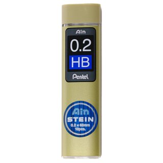 Pentel Druckbleistift-Feinmine AIN STEIN C272 Härtegrad: HB 20 Stück