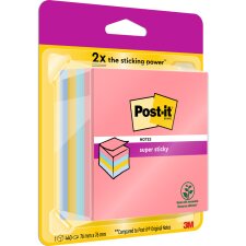 Post-it Haftnotiz-Würfel Super Sticky Notes 76 x 76 mm 440 Blatt