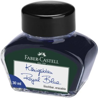 FABER-CASTELL Tinte im Glas königsblau Inhalt: 62,5 ml