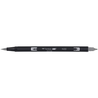 TOMBOW Doppelfasermaler "Dual Brush Pen ABT" 0,8 - 3,3 mm cool grey 12