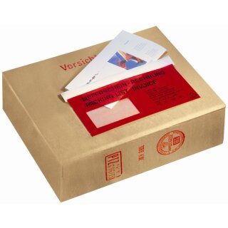 dm-folien Lieferscheintasche DIN Lang mit Aufdruck