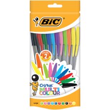 BIC Kugelschreiber Cristal Large Multicolor 10er Beutel