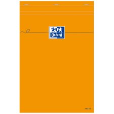 Oxford Notizblock DIN A4 Seyès 80 Blatt orange