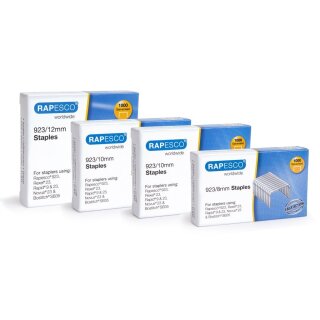 RAPESCO Heftklammern 923/8+10+12 mm verzinkt 4.000 Stück