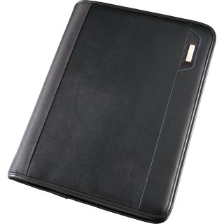 Alassio Tablet-PC Organizer A4 TRENTO Lederimitat schwarz