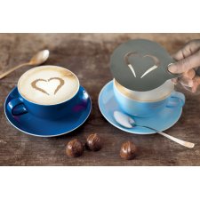 Securit Kaffee-Schablonen-Set aus Edelstahl Inhalt: 2...