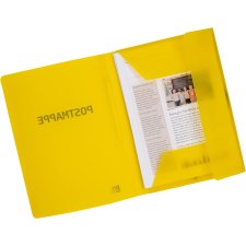 Oxford Postmappe DIN A4 PP transparent-gelb