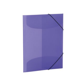 HERMA Eckspannermappe PP DIN A4 violett-transluzent