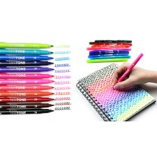 TOMBOW Doppelfasermaler "TwinTone" Bright Colours 12er Set