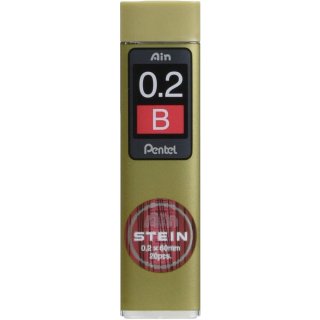 Pentel Druckbleistift-Feinmine AIN STEIN C272 Härtegrad: B 20 Stück
