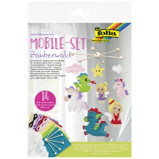 folia Mobile-Set "Zauberwald" 14-teilig