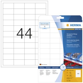 HERMA Folien-Etiketten SPECIAL 48,3 x 25,4 mm weiß 440 Etiketten