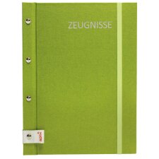 ROTH Zeugnismappe Metallium mit Buchschrauben grün