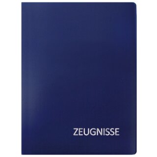 ROTH Zeugnismappe Basic aus PP DIN A4 blau
