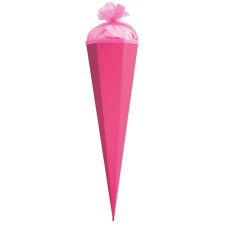 ROTH Bastelschultüte mit Verschluss 850 mm pink