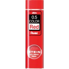 Pentel Druckbleistift-Farbmine AIN STEIN rot 0,5 mm 20...