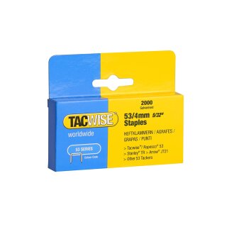 TACWISE Heftklammern 53/4 mm verzinkt 2.000 Stück