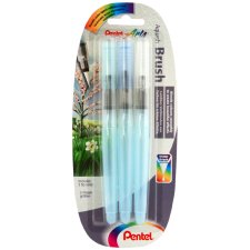 PentelArts Aquash Pinselstift Inhalt: 7 ml 3er Set befüllbarer Wassertank