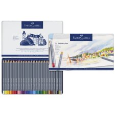 FABER-CASTELL Aquarellstifte GOLDFABER 48er Metalletui