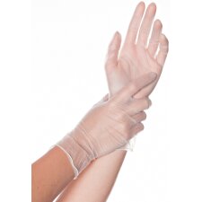 HYGOSTAR Vinyl-Handschuh "CLASSIC" S weiß...