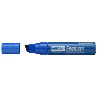 Pentel Permanent-Marker N50XL Keilspitze breit Strichstärke: 17,0 mm blau