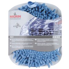 NIGRIN Performance Microfaser-Waschhandschuh...
